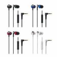 鐵三角 ATH-CKM300I 3.5 毫米耳機附麥克風 藍色 (PI) (V000)