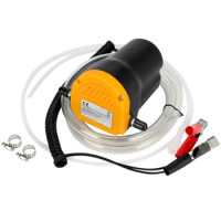 12V Oil Extractor Transfer Pump Car Oil Fuel Extractor Mini Fuel Engine Oil Extractor Transfer Pump with Tube for Boat Motorbike