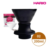HARIO SWITCH 磁石浸漬式02濾杯-200ml黑色 (有田燒)