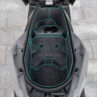 For Yamaha XMAX300 Xmax 300 Motorcycle Trunk Modified Seat Bucket Liner Cushion Shockproof Abnormal Noise Prevent scratches