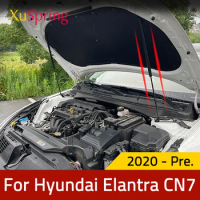 for Hyundai Elantra Avante i30 2021 2022 2023 Car Front Hood Bonnet Cover Support Gas Spring Shock Hydraulic Rod Strut Bars
