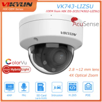 Vikylin 4MP Dual Light 4X Zoom IP Camera OEM Hikvision DS-2CD1743G2-LIZSU Built-in Mic SD Card slot Surveillance Network Camera