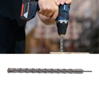 Concrete Drill Bit Hammer Drill Bit Hammer Drill Bit Blade 2‑ Hand Tool for Concrete Natural Stone Masonry 32x600mm