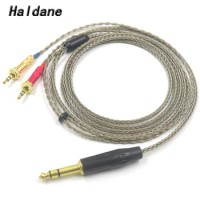 Haldane Gun-Grey 16Cores Silver Plated Graphene Headphone Upgrade Replace Cable for SONY MDR-Z1R MDR-Z7 MDR-Z7M2 with Lock Nut