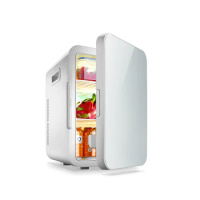 Portable mini car fridge 8L mini refrigerator absorption portable car small refrigerator cheap fridge cosmetic fridges