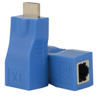 4k HDMI-compatible Extender RJ45 Ports LAN Network HDMI-compatible Extension Up To 30m Over CAT5e / 6 hotUTP LAN Ethernet Cable