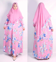 Gamis Aleena Set Hijab Khimar Oversized Jumbo