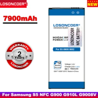 7900mAh For Samsung Galaxy S5 NFC EB-BG900BBE EB-BG900BBU EB-BG900BBC G900 G900S G900I G900F G900H 9008V 9006V 9008W Battery