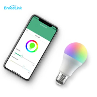 Broadlink LB27 R1 Smart WiFi Light Bulb E27 220V 10W RGB LED Bulb Lamp For Smart Home Compatible with Alexa Google