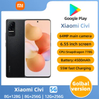 Xiaomi CIVI Android 5G Unlocked 6.55 inch 12GB RAM 256GB All Colours in Good Condition Original used phone