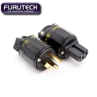Furutech FI-11(G) copper gold-plated power plug hifi audio accessories 24K gold plated 15A/125V power plug