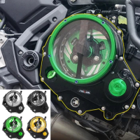 Engine Clear Clutch Cover Protector Guard For Kawasaki Ninja 650 Z650 2017-2022 Z 650 Clutch Pressure Plate Spring Retainer
