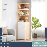 [Siêu hot hôm nay] Kệ góc gỗ có ngăn kéo,kệ góc bo tròn.Kệ góc decor phòng,Kệ để đồ gỗ mdf