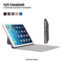 Ultra-thin Wireless Bluetooth Keyboard PU Leather Case Cover For iPad Mini 4 mini 2/3 7.9 inch Tab With Bracket Protective