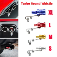 1PC Universal Sound Simulator Car Turbo Sound Whistle Vehicle Refit Device Exhaust Pipe Turbo Sound Whistle Car Turbo Muffler