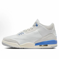NIKE 耐吉 Jordan Air Jordan 3 Lucky Shorts 北卡藍 白藍耐磨 低幫 復古籃球鞋 男款 CT8532-101