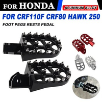 Motorcycle Footrest Foot Pegs Pedal For HONDA CRF110F CRF110 F 110F CRF 110 F CRF80 Sur Ron Surron HAWK 250 Footpegs Accessories