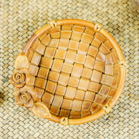 泰國進口陶瓷碟清新可愛皂盒塔香托盤壽司點心盤零食堅果小碟子