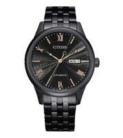 CITIZEN 星辰 NH7505-84E Mechanical 特殊造型面盤機械腕錶/黑 40mm｜樂天領券折300★全館特惠中★指定刷卡回饋10%