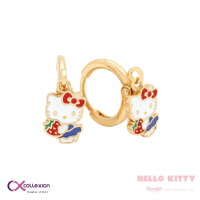Collexion Yummy Strawberry Hello Kitty Drop Earrings  Anting Anak Lapis Emas Gold Plated CX71210004G