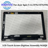Original 11.6'' Touch Screen For Acer Spin 5 11 R752 R752TN Chromebook N18Q6 1366x768 HD Digitizer Assembly