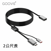 【GOOVIS 酷睿視】GOOVIS HDMI加長分接線-2公尺(GOOVIS)