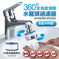 [現貨]過濾器 水龍頭過濾器 洗臉台過濾 濾水器 淨水器 廚房過濾 水質過濾 旋轉 水龍頭起泡器 全角度增壓水龍頭過濾器