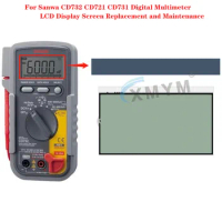 For Sanwa CD732 CD721 CD731 Digital Multimeter LCD Display Screen Replacement and Maintenance