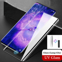 For Google 8 Pro Tempered Glass Screen Protector Google Pixel 8Pro 7Pro 6Pro A 7 6 Pro Glass UV Liquid Full Glue Protective Film