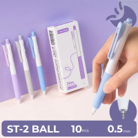 Bút Gel Bấm Classmate Bút Gel Shine Ngòi 0.5mm 2 Bi Viết Siêu Trơn Bút Nước Xanh Đen Tím Ghi Chép Vi