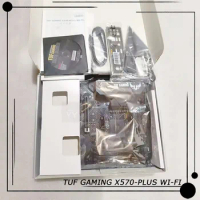 TUF GAMING X570-PLUS WI-FI For ASUS Desktop Motherboard Socket AM4 DDR4 128GB For R5 2600E 9 3900X Perfect Test Good Quality