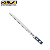 日本OLFA推拉兩用刀鋸片 美工刀鋸替刃SWB-5/1B(1片/盒;前端尖刀式可先切出鋸線開口;特殊排列的鋸齒專切割石膏板、矽酸鈣板、木材木工)
