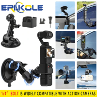 Camera Car Bracket For DJI Osmo Pocket 3 Accessories - Car Suction Cup Stable Mount Holder for Pocket Action Insta-360 Series
