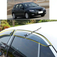 For Mazda 3 Mazda3 Axela M3 Hatchback 2007 2008 2009 Car Sticker Plastic Window Glass Wind Visor Rain/Sun Guard Vent Parts