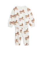 ชุดเซ็ตเด็กเล็กผู้ชาย Cotton Rich Leopard 2 ชิ้น สี Cream