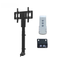 32-70inch Infrared remote control for height TV Lift Floor Stands Rolling motorized tv lift tv mount stand audiovisual equipment