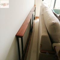 客制化 客廳沙發後置物架 靠牆置物架 落地置物架 實木置物架 床頭收納書架子櫃 玄關架