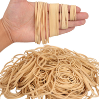 HAIDIBAO-Rubber Bands Assorted Sizes Beige Elastic Bands for Office supplies 0.5lbs size10size # 16s