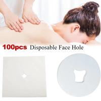 Disposable Beauty Bed Hole Towel Hole Face Pad Cover Beauty Salon Thick Massage Pillow Towel Tuala L