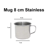 Cangkir Stainless Steel / Mug Stainless Steel / Gelas Serbaguna