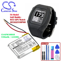 Smartwatch 550mAh / 2.04Wh Part No. Golf Buddy AEE622530P6H Fit Model Golf Buddy WT3 GPS Watch
