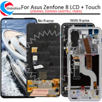 Super AMOLED For Asus Zenfone 8 LCD Display Touch Panel Screen Digitizer Assembly For Zenfone 8 ZS590KS, ZS590KS-2A007EU, I006D