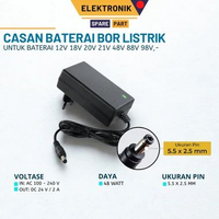 Adaptor 12v 3a Charger Baterai Lithium 18650 21V Pengisian Angle Grinder Impact Wrench Baterai Cepat