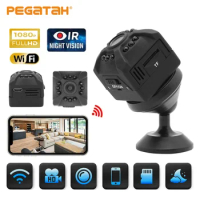 PEGATAH 1080P HD IP Wireless Mini WIFI Camera Cloud Storage Infrared Night Vision Smart Home Security Voice Video Monitor