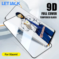 9D HD Tempered Glass For Xiaomi Poco F6 F5 F4 F3 GT Full Cover Screen Protector For Poco X6 X5 X4 X3 NFC M6 Pro Protective Film