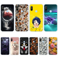 S4 colorful song Soft Silicone Tpu Cover phone Case for Xiaomi mi A2/A2 lite/Mix 3