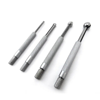 【OKAY!】小孔徑規3-13mm 4件組 可調式小孔測量規 孔徑測量 內溝槽測量 針規 851-SHG4(塞規 伸縮規 可調規)