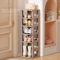 Shoe Rack Storage Organizer Multilayer Large Capacity Dormitory Foldable Shoe Cabinets Space Saving for Wall Corner Shoes Shelf