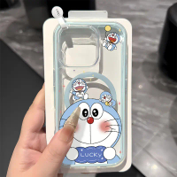 Ốp lưng điện thoại Doraemon màu hai tông cho iPhone 11, 13, 16, 12, 15, 14, 15 Pro, 13 Pro, 15 Pro M