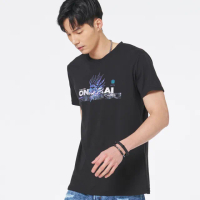 【BLUE WAY】男裝 賽博龐克科幻線條鬼頭 短袖 上衣-鬼洗